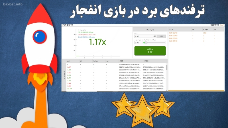 ترفندهای برد در بازی انفجار